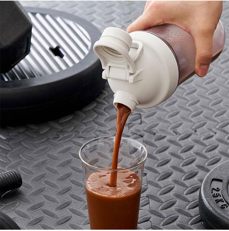 【2個セット】完全密閉 プロテインシェイカー 830ml 目盛付き 洗いやすい ボールなし BPAフリー 韓国発 LocknLock デザインボトル プロテイン シェイカー シェーカー ボトル 可愛い かわいい おしゃれ