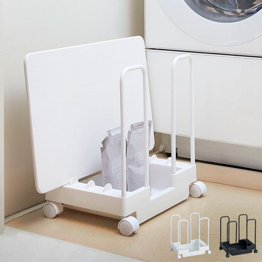 ダンボールストッカー そのまま結束できる 梱包用品まとめて収納 キャスター付き 段ボール ストッカー 収納 コンパクト 台車 押入れ収納 押入れ収納 クローゼット収納 ブラック 黒 DBS 伸晃 Belca