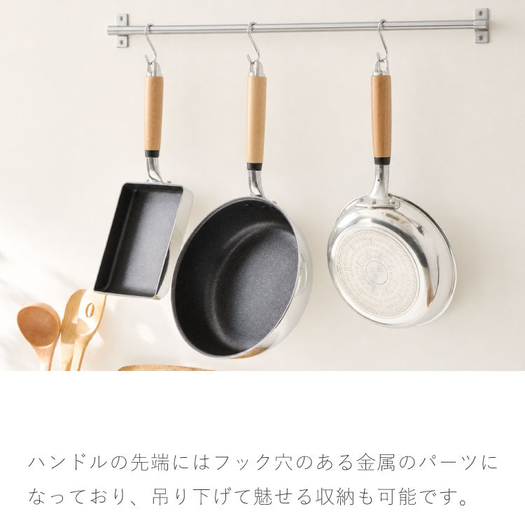 極ふかみ 炒め鍋 フライパン 蒸しプレートセット 28cm PFOAフリー 日本製 ガス火 IH対応 ディープパン 軽量 木柄 鏡面 ダイキン フッ素 焦げ付きにくい お手入れ簡単 セット 深型 北陸アルミニウム