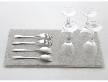 MELIS 水切りラック ワイド 吸水マットセット 幅22 奥行41.5 メリス 水切りかご ステンレス製 シンプル キッチン収納 アーネスト A-77366