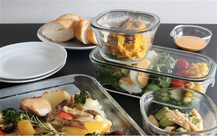 iwaki イワキ 新色 耐熱ガラス保存容器 3点セット パックアンドレンジ パック&レンジ PC-PRN3G41 PC-PRN3GY21 耐熱ガラス 保存容器 保存コンテナ 下ごしらえ