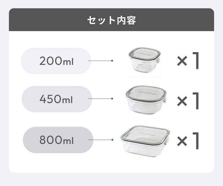 iwaki イワキ 新色 耐熱ガラス保存容器 3点セット パックアンドレンジ パック&レンジ PC-PRN3G41 PC-PRN3GY21 耐熱ガラス 保存容器 保存コンテナ 下ごしらえ
