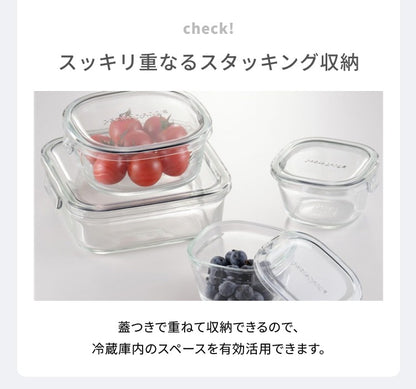 iwaki イワキ 新色 耐熱ガラス保存容器 4点セット パックアンドレンジ パック&レンジ PC-PRN4G41 PC-PRN4GY21 耐熱ガラス 保存容器 保存コンテナ 下ごしらえ