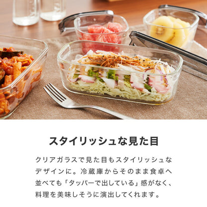 iwaki イワキ 新色 耐熱ガラス保存容器 7点セット パックアンドレンジ パック&レンジ システムセット PC-PRN7G4 PC-PRN7GY2 耐熱ガラス 保存容器 保存コンテナ 下ごしらえ(代引不可)