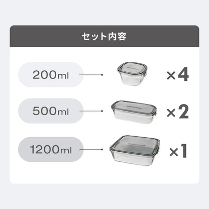 【別注カラー・限定セットあり！】iwaki イワキ 26年新色 耐熱ガラス保存容器 7点セット パックアンドレンジ パック&レンジ システムセット 蓋 食洗機対応 耐熱ガラス 保存容器 (代引不可)