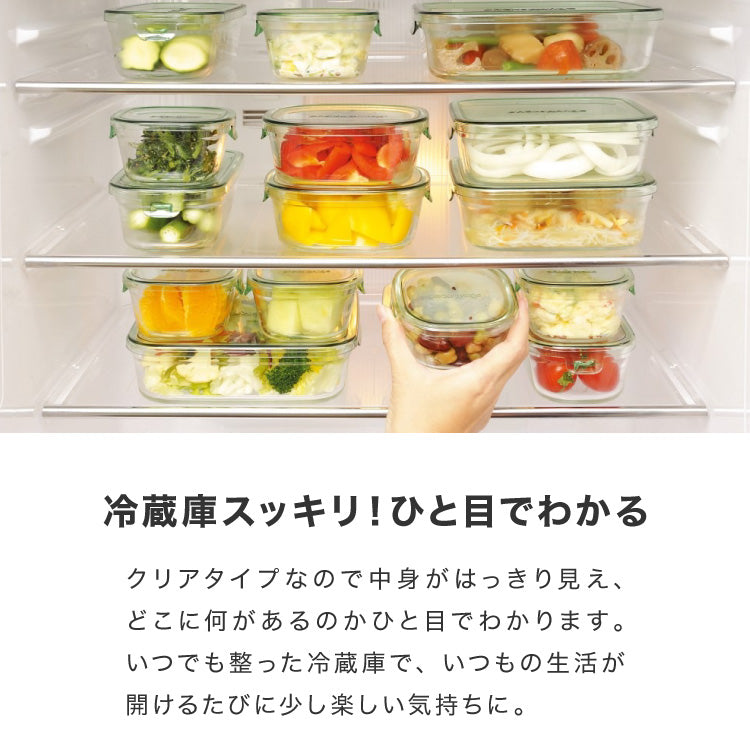 【別注カラー・限定セットあり！】iwaki イワキ 26年新色 耐熱ガラス保存容器 7点セット パックアンドレンジ パック&レンジ システムセット 蓋 食洗機対応 耐熱ガラス 保存容器 (代引不可)