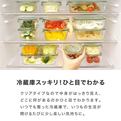 【別注カラー・限定セットあり！】iwaki イワキ 26年新色 耐熱ガラス保存容器 7点セット パックアンドレンジ パック&レンジ システムセット 蓋 食洗機対応 耐熱ガラス 保存容器 (代引不可)