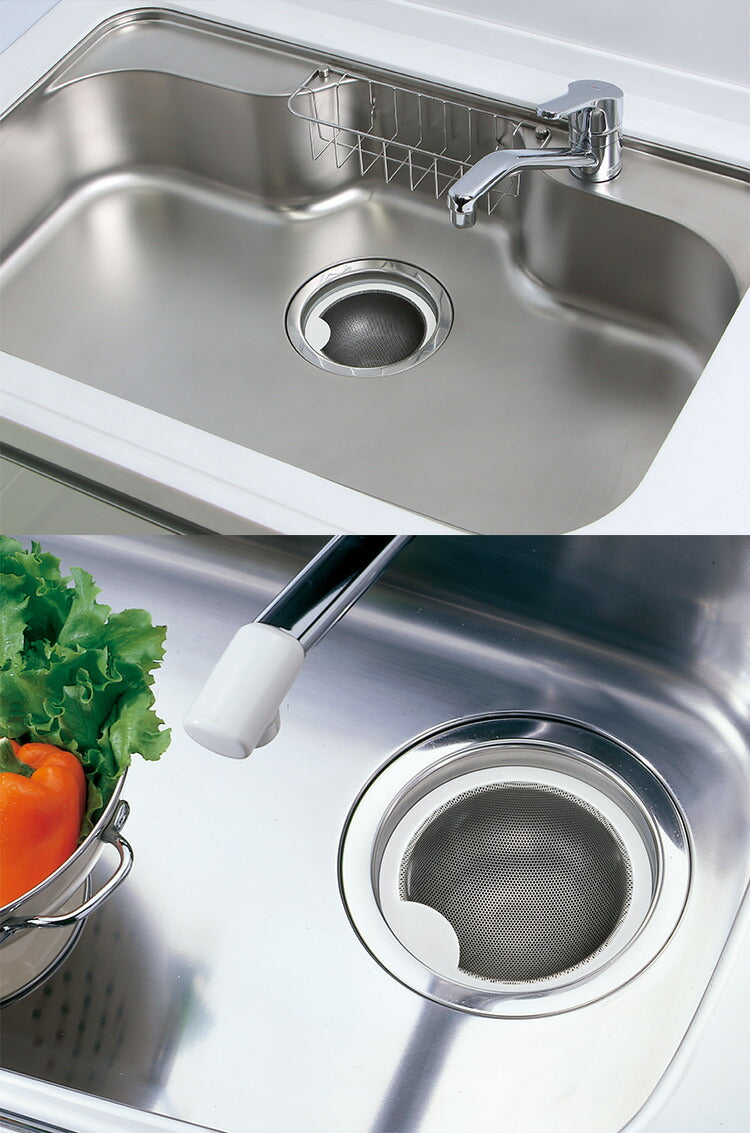 日本製 ベラスコート 抗菌ステンレス ゴミ受け 浅型 流し用 シンク 排水口 ごみ受け 選べる2サイズ 13.5cm 14.5cm ぬめり ヌメリ 対策 悪臭防止 ゴミポケット ごみポケット かご