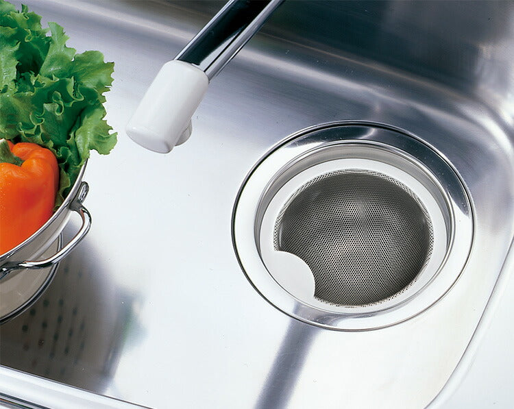 日本製 ベラスコート 抗菌ステンレス ゴミ受け+排水プレート 2点セット 流し用 シンク 排水口 ごみ受け 選べる2サイズ 13.5cm 14.5cm ぬめり ヌメリ 対策 悪臭防止