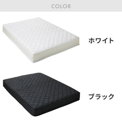 【セット販売】ベッドフレーム ポケットコイルマットレス ダブル 背もたれ ファブリック おしゃれ 韓国インテリア 高級感 かわいい すのこ フレーム ローベッド グレー 脚付き 木目調 オーク