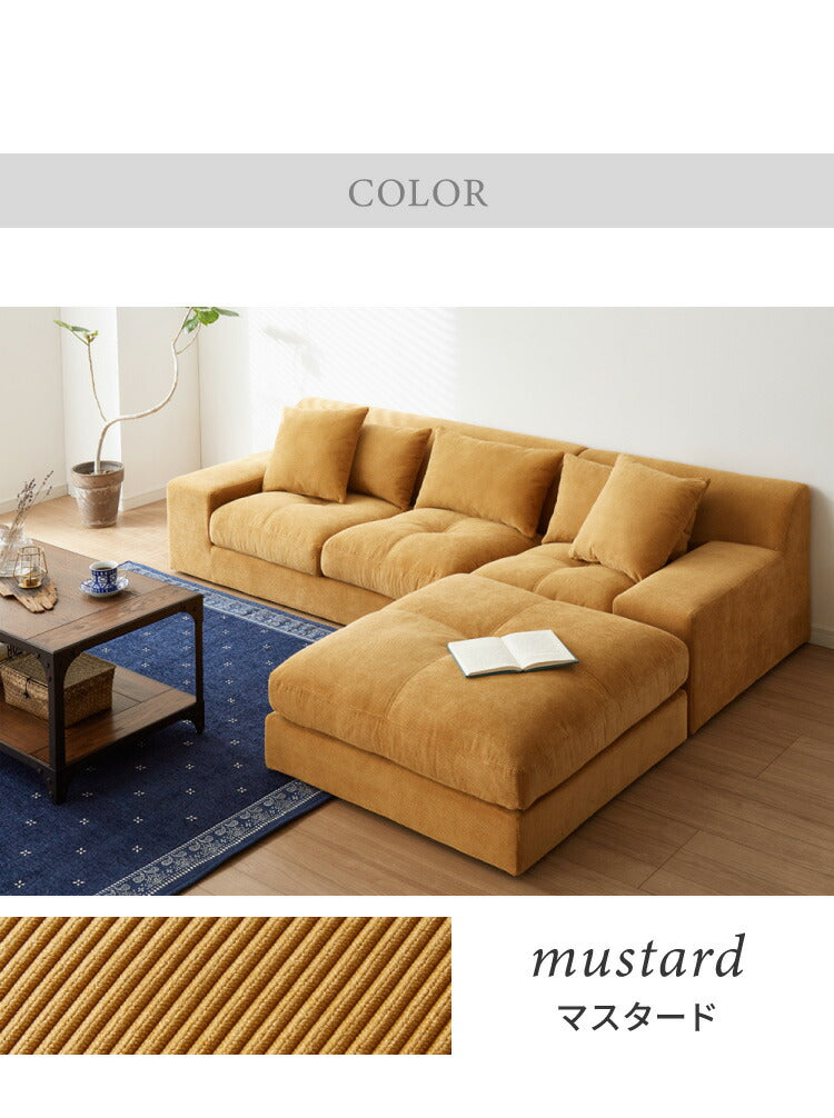 ローソファー 3人掛け 組み換え自由 カウチソファ おしゃれ ソファ ローソファ ソファーセット 大きい L字 コーデュロイ オットマン コーナーソファー ロータイプ ソファベッド ソファーベッド(代引不可)