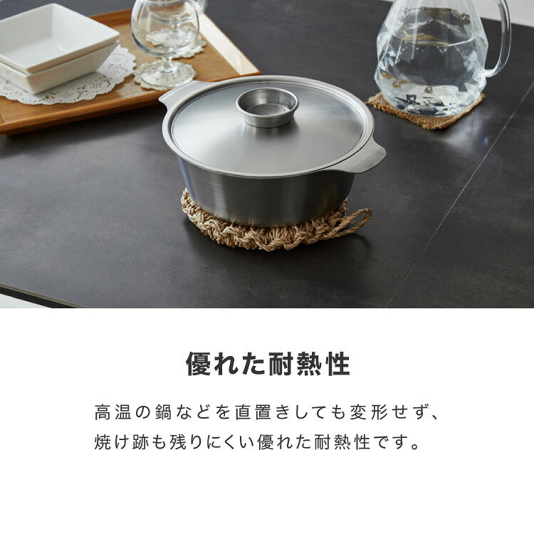 セラミック ダイニングテーブル 片側伸長式 幅140~幅180 セラミックテーブル 伸縮 おしゃれ モダン シンプル 拡張テーブル 4人用 6人用 4~6人 大理石調 石目調 ダイニング テーブル グレー 北欧(代引不可)