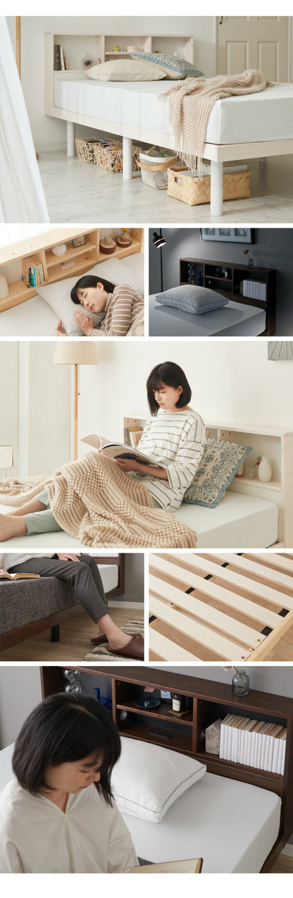 マットレス付き ベッド すのこベッド ダブル ボンネルコイル ベッドフレーム 宮付き 宮棚 棚付き ヘッドボード 2口コンセント付き 天然目 収納ベッド ダブルベッド 木製ベッド 脚付きベッド 高さ調整