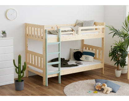 二段ベッド ロータイプ 頑丈 耐荷重300kg 高さ152cm シングル 分割可能 キング 2段ベッド 耐震仕様 シンプル 子供用ベッド キッズ用 民泊 ホテル すのこベッド ロフトベッド 天然木 パイン材(代引不可)