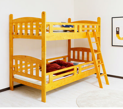 2段ベッド 二段ベッド 子供用 大人用 子供部屋 コンセント付き ライト付き 木製ベッド すのこ ベッド 天然木 パイン材 コンパクト 北欧 おしゃれ ゲストハウス(代引不可)