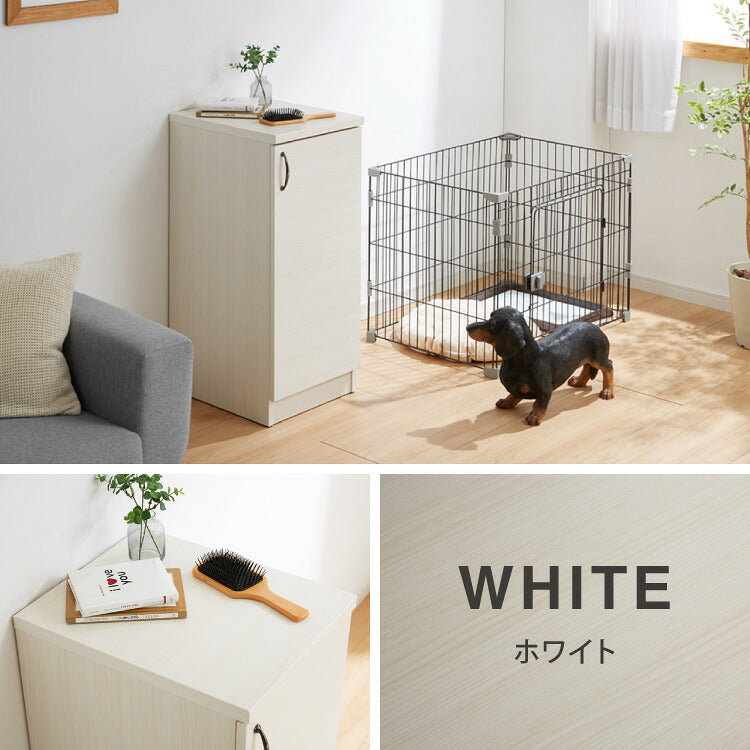 日本製 職人が考えた ペット 収納庫 ペットシーツ 400枚収納 大容量 組立不要 完成品 大型ペットシーツ ペットシーツ収納対応 扉がゆっくり閉まる ドッグフード収納 犬 猫 収納庫(代引不可)