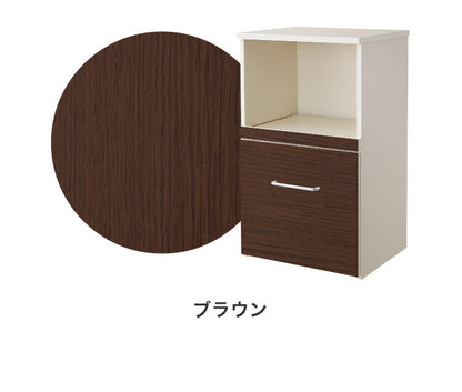 日本製 キッチンカウンター 幅60cm 完成品 2色 幅60cm かわいい 北欧 おしゃれ ワイド コンセント付 キャスター付き 大型レンジ対応 キッチンカウンター 食器棚 一人暮らし(代引不可)