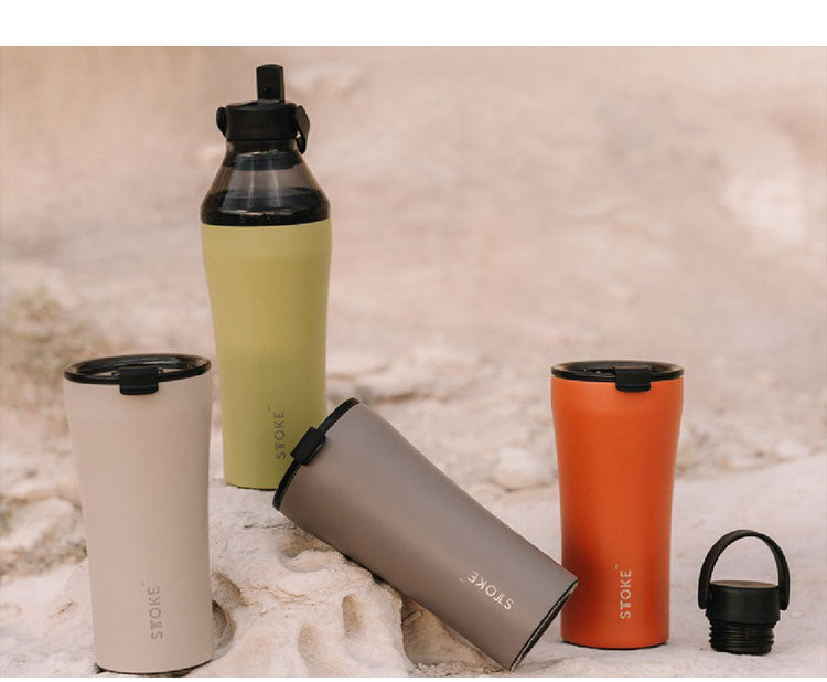 STTOKE ストーク セラミック タンブラー 355ml Lサイズ ミルクOK パッキン 完全密閉 漏れない 完全止水 保冷 保温 広口 洗いやすい ジャストサイズ デスクワーク ドライブ【送料無料】