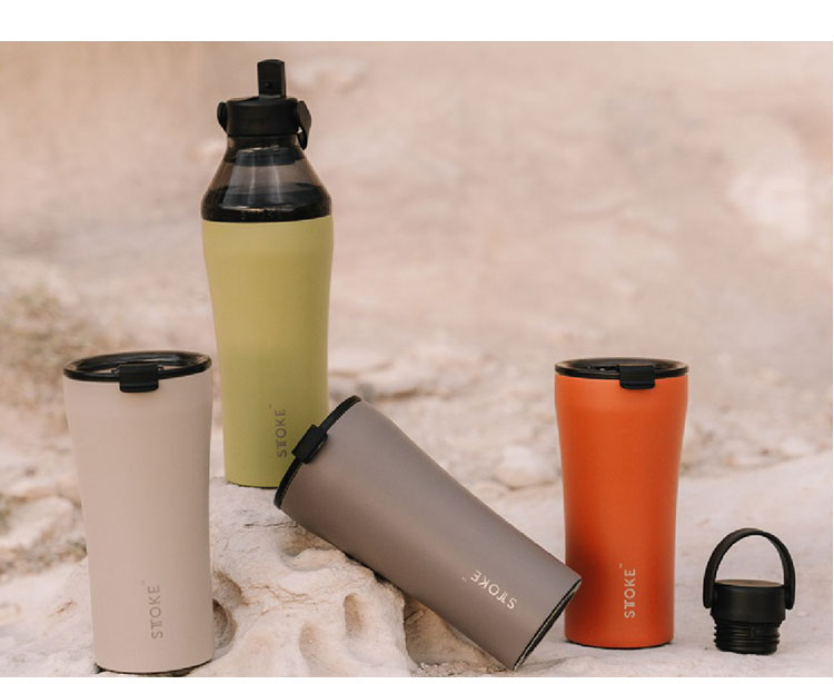 STTOKE ストーク セラミック タンブラー 470ml Gサイズ ミルクOK パッキン 完全密閉 漏れない 完全止水 保冷 保温 広口 洗いやすい ジャストサイズ デスクワーク ドライブ【送料無料】