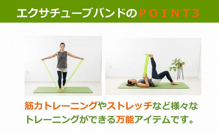 NAMALA エクサチューブバンド ヨガ ストレッチ エクササイズ 体操 運動 スポーツ ヨーガ ピラティス 初心者 瞑想 ビギナー おしゃれ 体操 ウェア トレーニング ナマラ(代引不可)