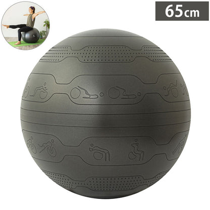NAMALA トレーニングガイド付き バランスボール 65cm ヨガ ストレッチ エクササイズ 体操 運動 スポーツ ヨーガ ピラティス 初心者 瞑想 ビギナー おしゃれ 体操 ウェア トレーニング ナマラ(代引不可)