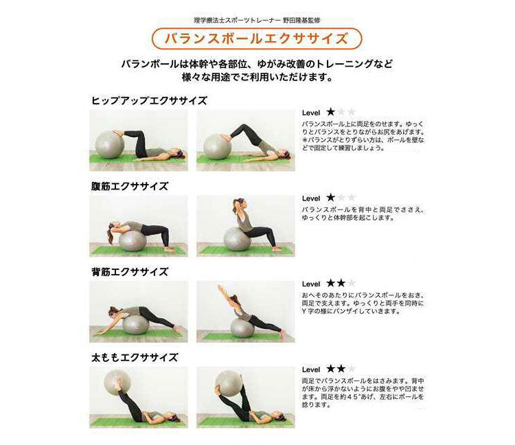 NAMALA バランスボール45cm ヨガ ストレッチ エクササイズ 体操 運動 スポーツ ヨーガ ピラティス 初心者 瞑想 ビギナー おしゃれ 体操 ウェア トレーニング ナマラ(代引不可)