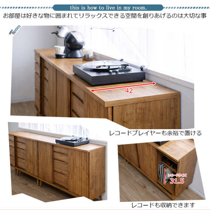 日本製 天然木 完成品 幅40cm 収納 収納棚 リビング 掃除用具 ダイニング キッチン 食品棚 寝室 大容量 インテリア 木製 ブラウン ナチュラル 収納チェスト(代引不可)