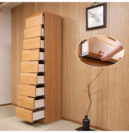 日本製 完成品 収納 幅40cm 収納棚 衣替え 寝室 衣類収納 ナチュラル 北欧ナチュラル ブラウン リビング 小物収納 雑貨 すきま収納 隙間収納 シンプル チェスト 天然木(代引不可)