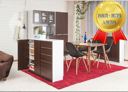 キッチンカウンター Calm カウンター下収納 幅60 奥行き30 スリム 大容量 食器棚 ロータイプ 一人暮らし ロー おしゃれ 北欧 ヴィンテージ(代引不可)