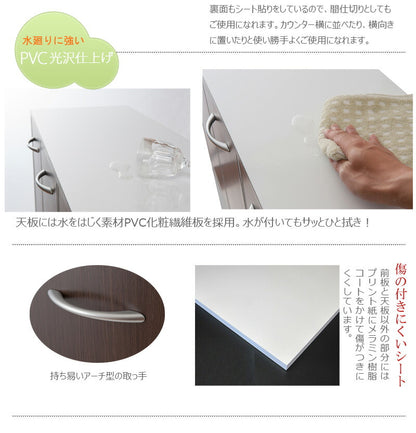 calm 3分割 ごみ入れ ダークブラウン 幅54.5 ダストボックス 三分割 ゴミ箱 スリム シンプル くず入れ おしゃれ 収納 コンパクト 木製(代引不可)