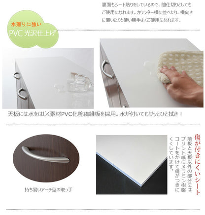 calm 5分割 ごみ入れ ダークブラウン 幅80.5 ダストボックス 三分割 ゴミ箱 スリム シンプル くず入れ おしゃれ 収納 コンパクト 木製(代引不可)