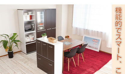 calm 5分割 ごみ入れ ダークブラウン 幅80.5 ダストボックス 三分割 ゴミ箱 スリム シンプル くず入れ おしゃれ 収納 コンパクト 木製(代引不可)