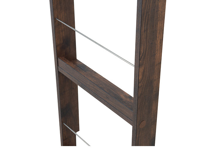 薄型マガジンラック 幅36cm ブラウン スリム 北欧 壁 コンパクト 省スペース 玄関収納 壁面収納 玄関 スリッパ ラック 部屋 家具 木製 トイレラック ルームシューズ 薄型 スリッパ収納 ギフト(代引不可)