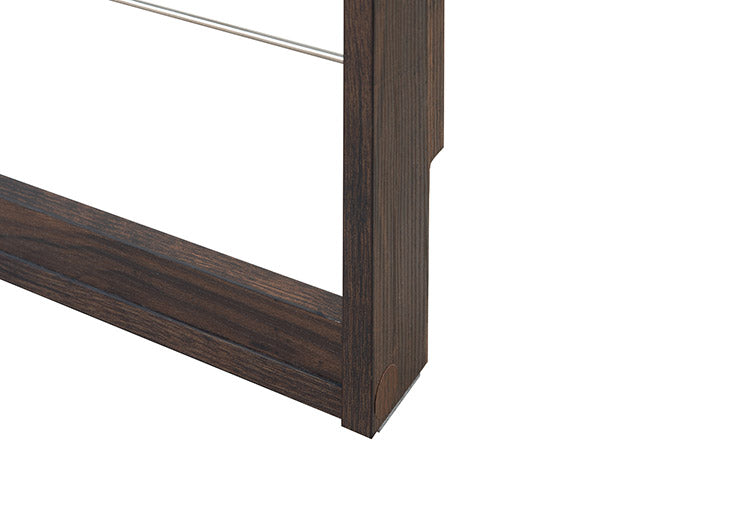 薄型マガジンラック 幅60cm ブラウン スリム 北欧 壁 コンパクト 省スペース 玄関収納 壁面収納 玄関 スリッパ ラック 部屋 家具 木製 トイレラック ルームシューズ 薄型 スリッパ収納 ギフト(代引不可)