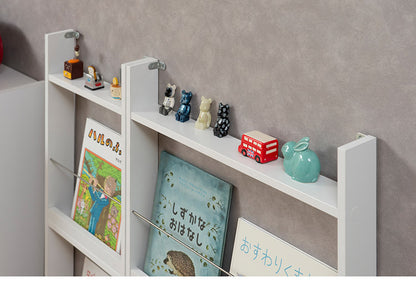 薄型マガジンラック 幅36cm ホワイト スリム 北欧 壁 コンパクト 省スペース 玄関収納 壁面収納 玄関 スリッパ ラック 部屋 家具 木製 トイレラック ルームシューズ 薄型 スリッパ収納 ギフト(代引不可)