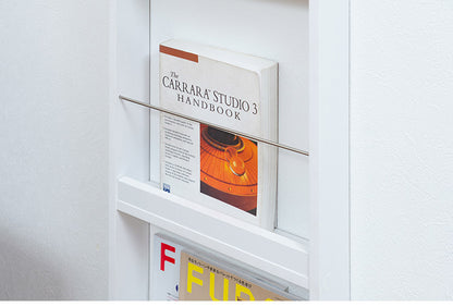 薄型マガジンラック 幅36cm ホワイト スリム 北欧 壁 コンパクト 省スペース 玄関収納 壁面収納 玄関 スリッパ ラック 部屋 家具 木製 トイレラック ルームシューズ 薄型 スリッパ収納 ギフト(代引不可)