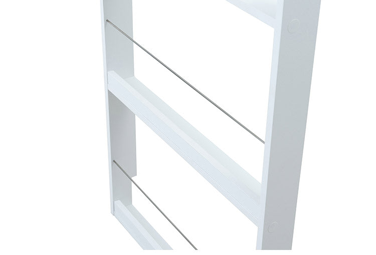 薄型マガジンラック 幅60cm ホワイト スリム 北欧 壁 コンパクト 省スペース 玄関収納 壁面収納 玄関 スリッパ ラック 部屋 家具 木製 トイレラック ルームシューズ 薄型 スリッパ収納 ギフト(代引不可)