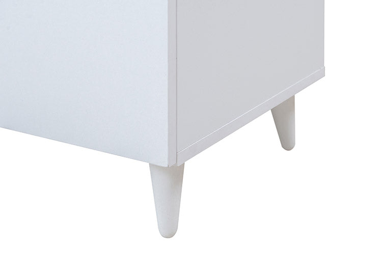 WHITE LIV 幅60 奥行40 高さ80 キャビネット ホワイト フレンチシャビー リビングボード 本棚 棚 サイドボード リビング 家具 キッチン 引き出し付き お洒落 木製 収納棚 扉付き 扉付 おしゃれ 収納(代引不可)