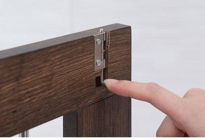 ARIZONA 幅90 奥行40 高さ80 収納付きスライド収納型ケージ ブラウン 西海岸ヴィンテージ ペットケージ ペットサークル 省スペース 小型犬 中型犬 室内サークル スライド 背面化粧 犬 ペット用品(代引不可)