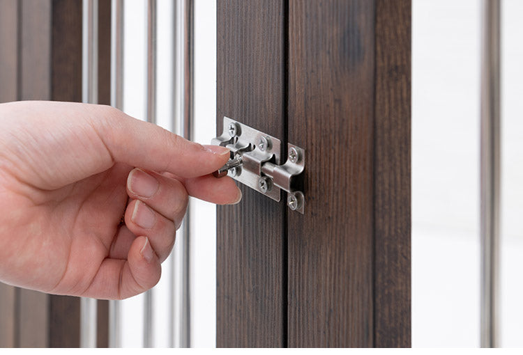 ARIZONA 幅90 奥行40 高さ80 収納付きスライド収納型ケージ ブラウン 西海岸ヴィンテージ ペットケージ ペットサークル 省スペース 小型犬 中型犬 室内サークル スライド 背面化粧 犬 ペット用品(代引不可)