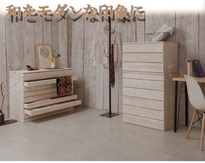 日本製 完成品 桐 洋風チェスト 幅100.5 高さ37.5 3段 三段 チェスト 棚 収納 天然木 木製 おしゃれ 北欧 国産 コンパクト 押入れ 和室(代引不可)