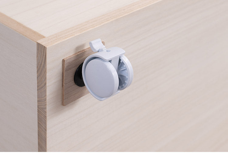 シルバー取っ手が華やかな桐クローゼットチェスト 幅99.5 奥行44 高さ61cm 3段タイプ キャスター付き 生地仕上げ 日本製 完成品(代引不可)