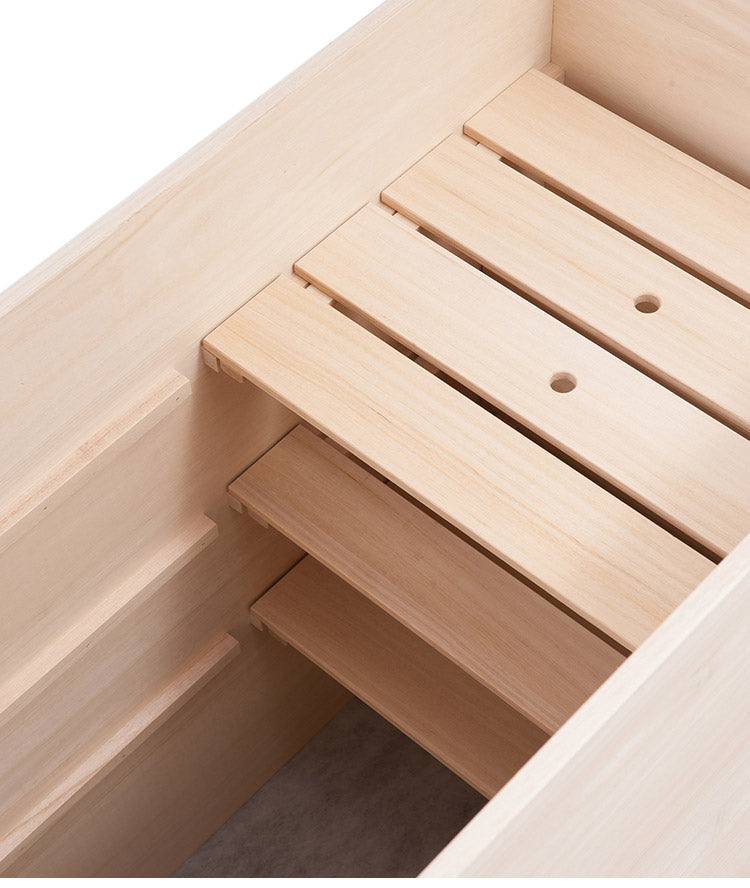 YAWARAGI 和らぎシリーズ 総桐雛人形超深型収納ケース 九番収納 京七番収納 クローゼットにも収納可能な奥行77cm(代引不可)