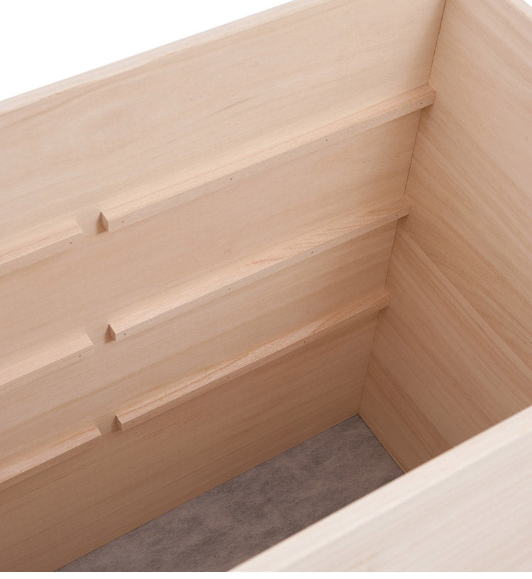 YAWARAGI 和らぎシリーズ 総桐雛人形超深型収納ケース 九番収納 京七番収納 クローゼットにも収納可能な奥行77cm(代引不可)