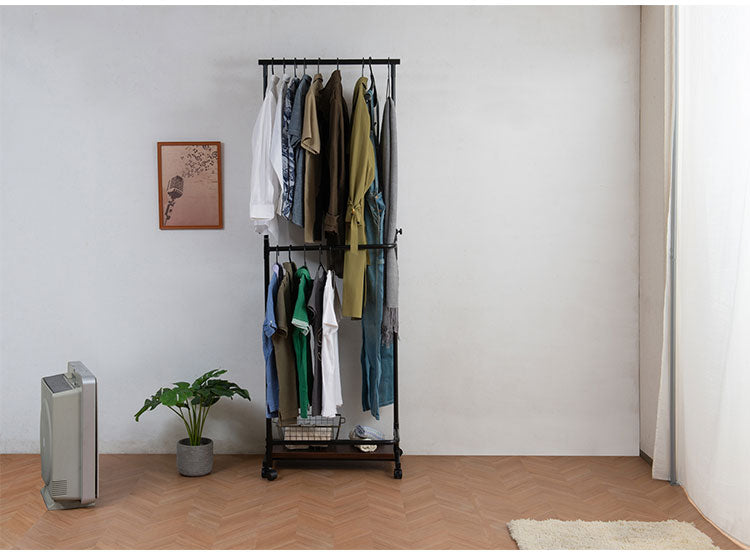 TBAR 高さ自在回転式ハンガー多機能なキャスター付きハンガーラック ホワイト ハンガーラック ホワイト スリム コートハンガー 省スペース 寝室 玄関 子供 洋服 ヴィンテージ リビング キャスター(代引不可)