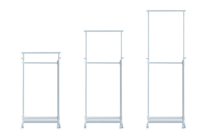 TBAR 高さ自在回転式ハンガー多機能なキャスター付きハンガーラック ホワイト ハンガーラック ホワイト スリム コートハンガー 省スペース 寝室 玄関 子供 洋服 ヴィンテージ リビング キャスター(代引不可)