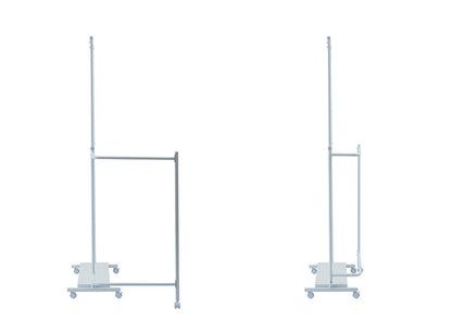 TBAR 高さ自在回転式ハンガー多機能なキャスター付きハンガーラック ホワイト ハンガーラック ホワイト スリム コートハンガー 省スペース 寝室 玄関 子供 洋服 ヴィンテージ リビング キャスター(代引不可)