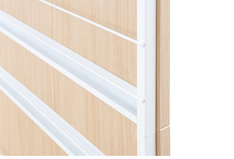 突っ張りマガジンラック マリンナチュラル 幅90cm パーテーション 日本製 パーティション パンフレット サロン 病院 キッチン リビング 待合室 幅90 薄型 つっぱりパーテーション(代引不可)