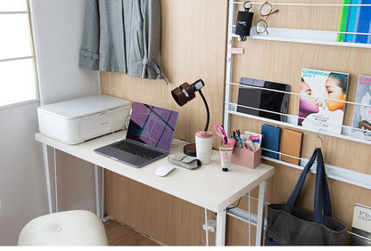 突っ張りマガジンラック マリンナチュラル 幅90cm パーテーション 日本製 パーティション パンフレット サロン 病院 キッチン リビング 待合室 幅90 薄型 つっぱりパーテーション(代引不可)