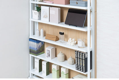 突っ張り収納ラック マリンナチュラル 幅90cm パーテーション 日本製 新生活 サロン 病院 キッチン リビング 待合室 幅90 薄型 つっぱりパーテーション 突っ張りパーテーション(代引不可)